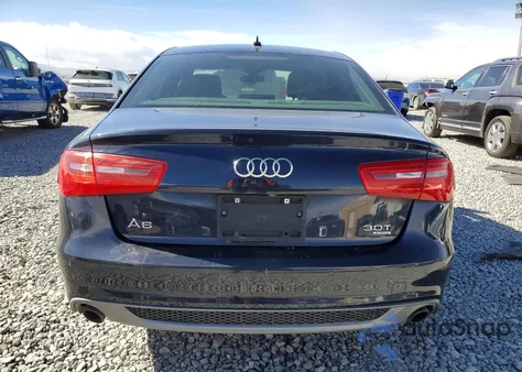 2013 Audi A6 Prestige z USA, uszkodzony, nr VIN WAUJGAFC0DN136979